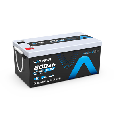 Vatrer 24V 200Ah Marine Trolling Motor Lithium Battery