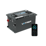 Vatrer 36V 100Ah Bluetooth Lithium Golf Cart Battery
