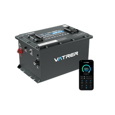 Vatrer 36V 100Ah Bluetooth Lithium Golf Cart Battery