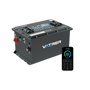 Vatrer 36V 100Ah Bluetooth Lithium Golf Cart Battery 8