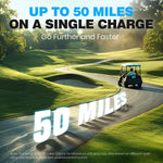 Vatrer 48V 105Ah Lithium Golf Cart Battery Up to 50 Miles