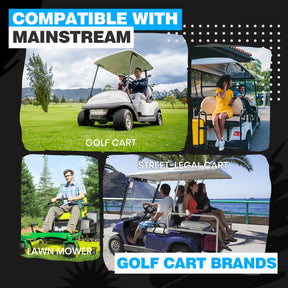 Vatrer 48V 105AH Lithium Golf Cart Battery, 200A BMS, 4000+ Cycles Lithium Battery, Max 10.24kW Power 8