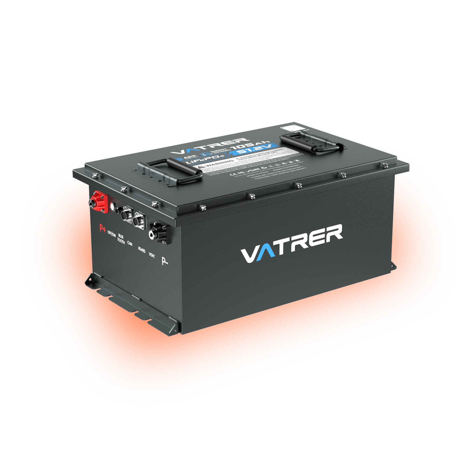 Vatrer 48V Heated Lithium Golf Cart Battery 13