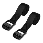 Vatrer Ratchet Straps for Golf Cart Battery, 1.46in  6.56ft Adjustable Black Polyester Buckle Lashing Straps 2 PCS