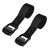 Vatrer Ratchet Straps for Golf Cart Battery, 1.46in  6.56ft Adjustable Black Polyester Buckle Lashing Straps 2 PCS