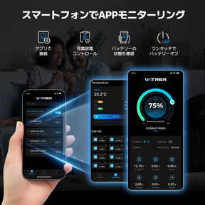 Vatrer 12V 300Ah Bluetooth LiFePO4 リチウム バッテリー JP 8