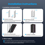 Vatrer Batteries Four-unit Server Rack Installation Instructions