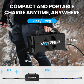 48V golf cart charger size 8