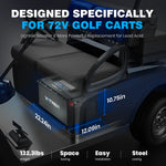 Vatrer 72V 105Ah EZGO Golf Cart Battery Conversion Kit Weight