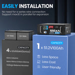 Vatrer 48V 100Ah Server Rack Battery Supports 10P1S