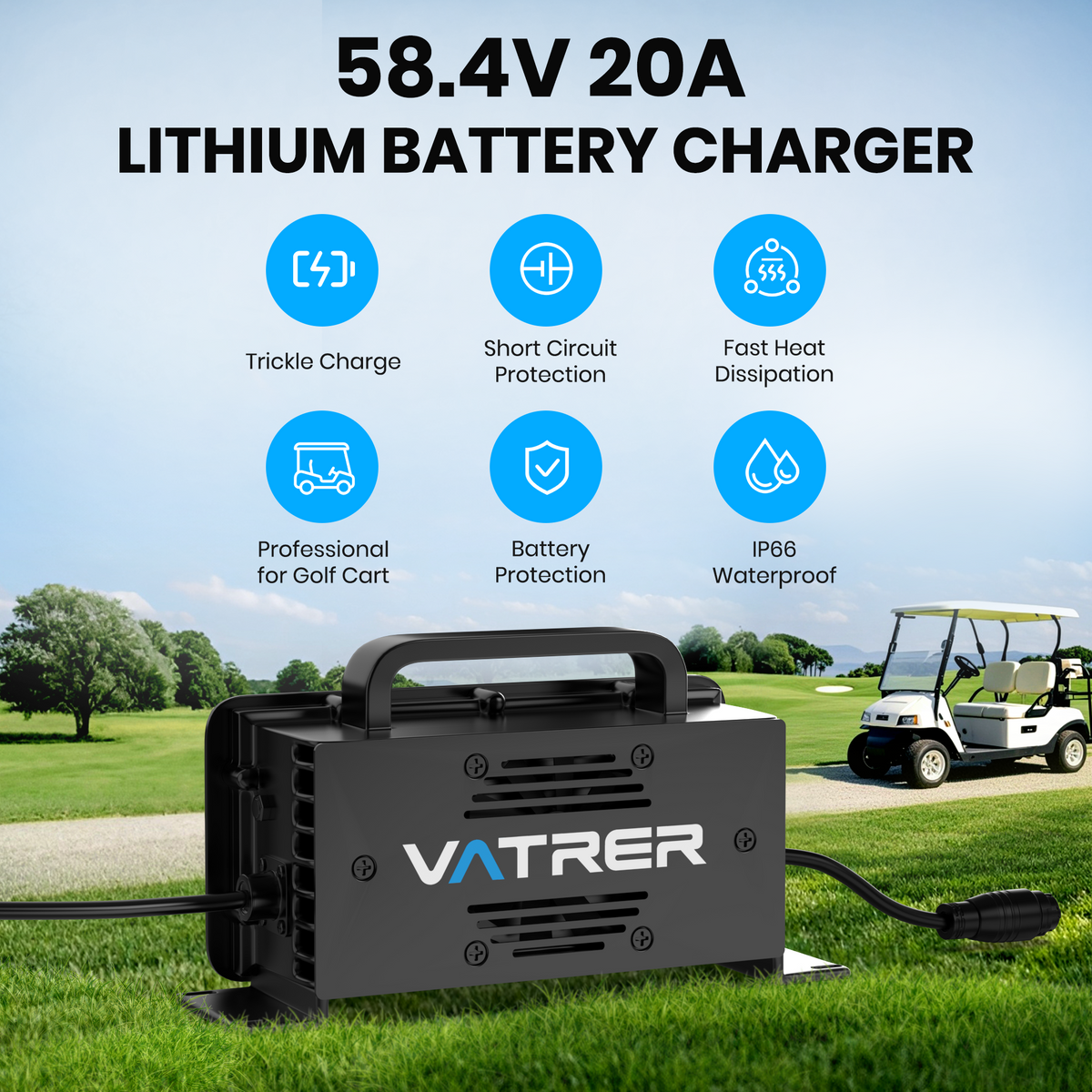 48V golf cart battery charger  11