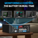 Vatrer 48V 100Ah Server Rack Battery Real-time Monitring