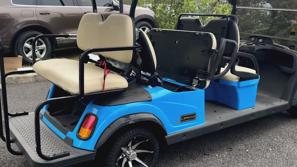 48V golf cart battery installation video