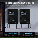 Vatrer 48V 100Ah Wall-Mounted Lithium Solar Battery Supports Up to 30pcs