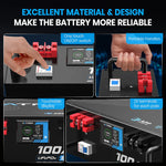 Vatrer 48V 100Ah Server Rack Self-heating Battery Excellent Material
