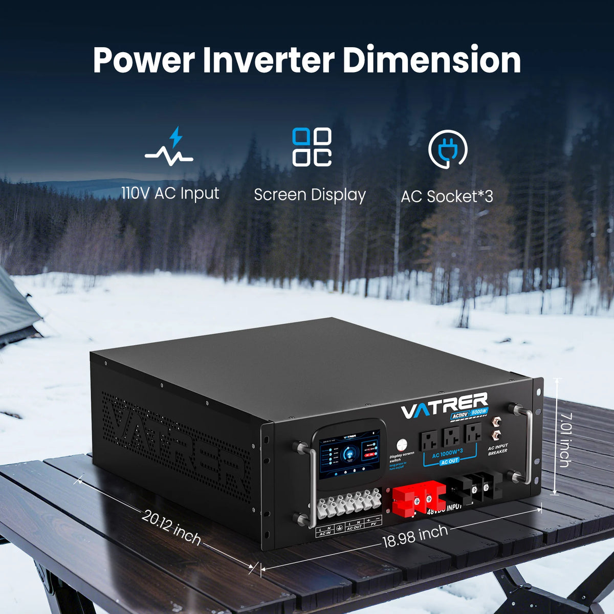Vatrer 5000W Solar Inverter 11