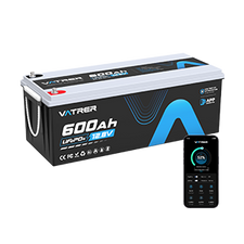 Vatrer 12V 600Ah Lithium Battery