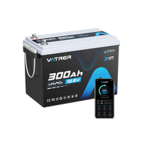Vatrer 12V 300Ah Bluetooth Battery