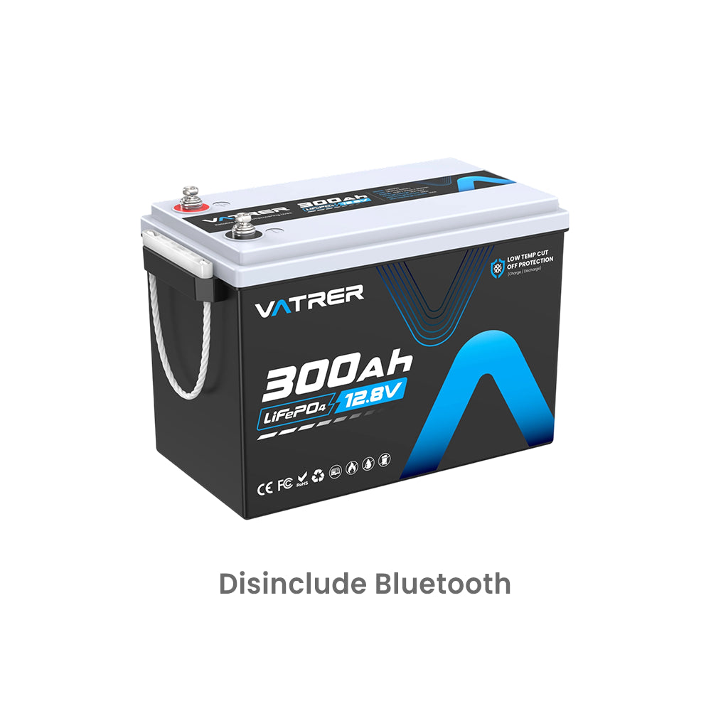 Vatrer 12V 300Ah Disinclude Bluetooth