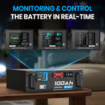 Vatrer 48V 100Ah Server Rack Battery Real-time Monitring