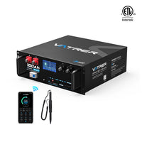 【UL】Vatrer 48V (51.2V) 100Ah WiFi Bluetooth Server Rack Lithium Solar Battery EU