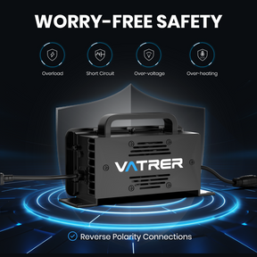 worry free safety 48V golf cart charger 8