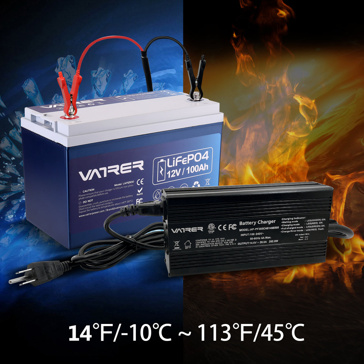 Cargador de batería AC-DC inteligente de 14,6 V 20 A, cargador de batería LiFePO4 para batería de fosfato de hierro y litio de 12 V